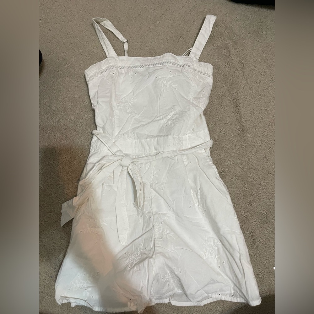 Hollister White Eyelet romper